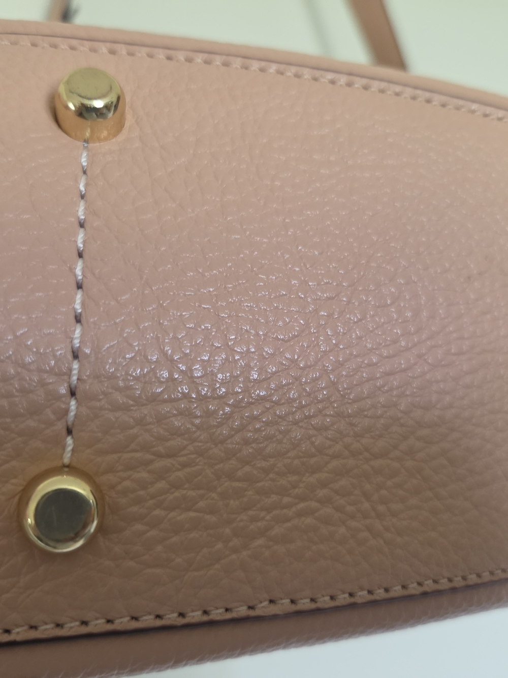Coach Hanna Pebbled Leather Shoulder Bag in Blush Pink - Picture 7 of 14